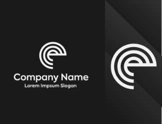 Projekt graficzny logo dla firmy online Letter E